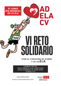 Cartel V Reto solidario 2025 - Adela CV