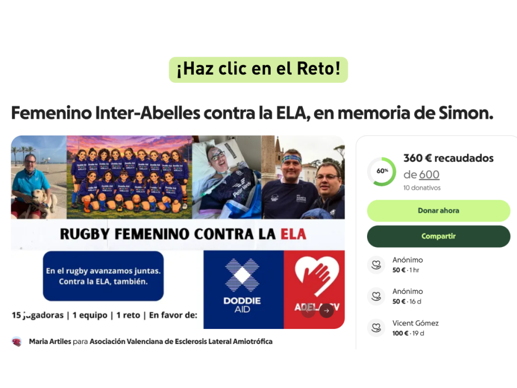 El equipo femenino Inter-Abelles pone en marcha el Reto solidario de 1.500 km contra la ELA a favor de ADELA-CV - Adela CV Noticia apaisada web 1 - Adela CV